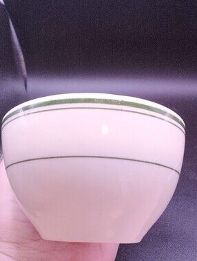 Sterling China Company Restaurant Ware Cup W Green Stripes
